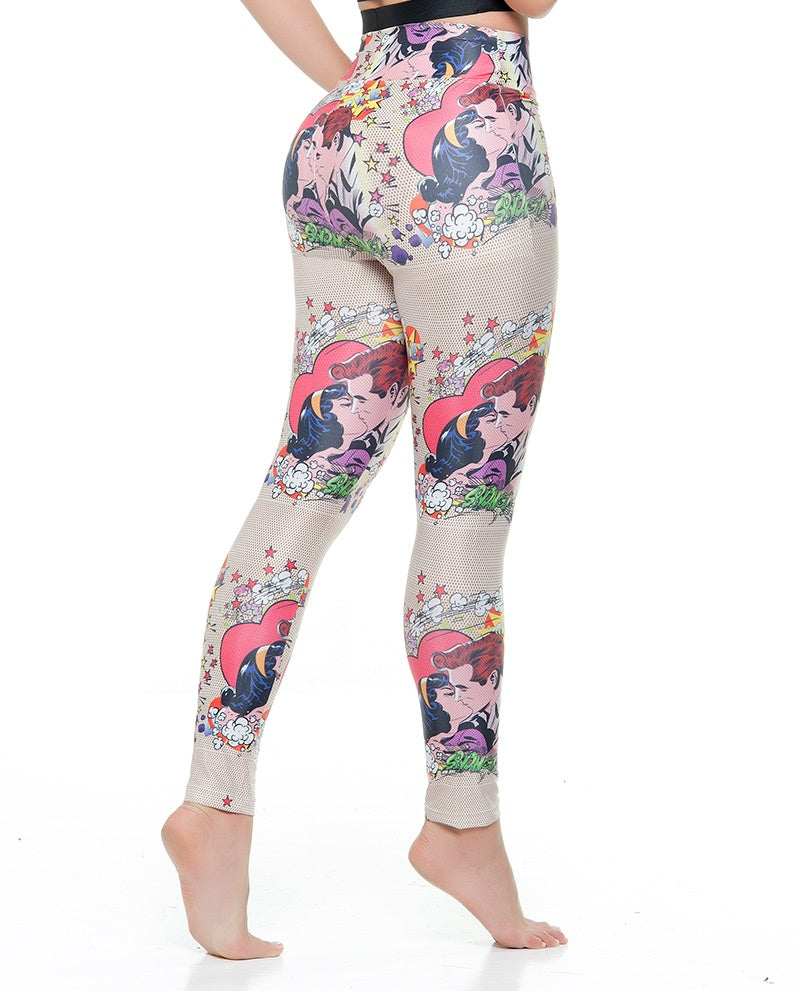 7001 - Leggings Lifts Buttocks Print 1